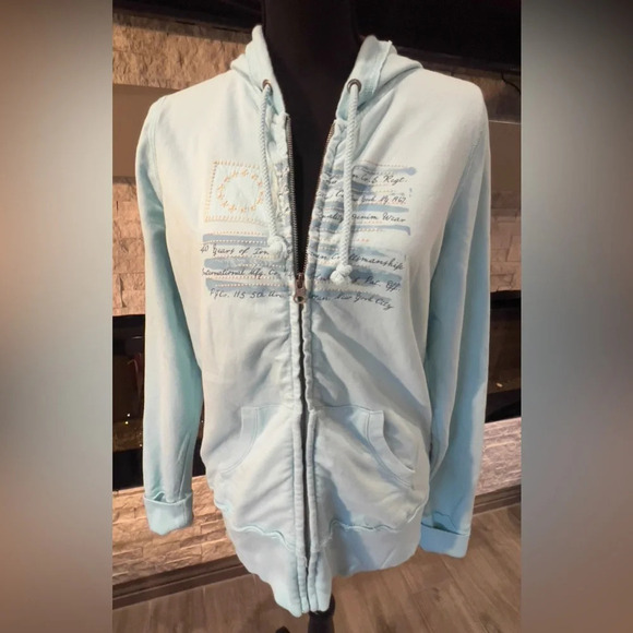 Ralph Lauren Jackets & Blazers - Polo Jeans Company RL size Large light green hoodie